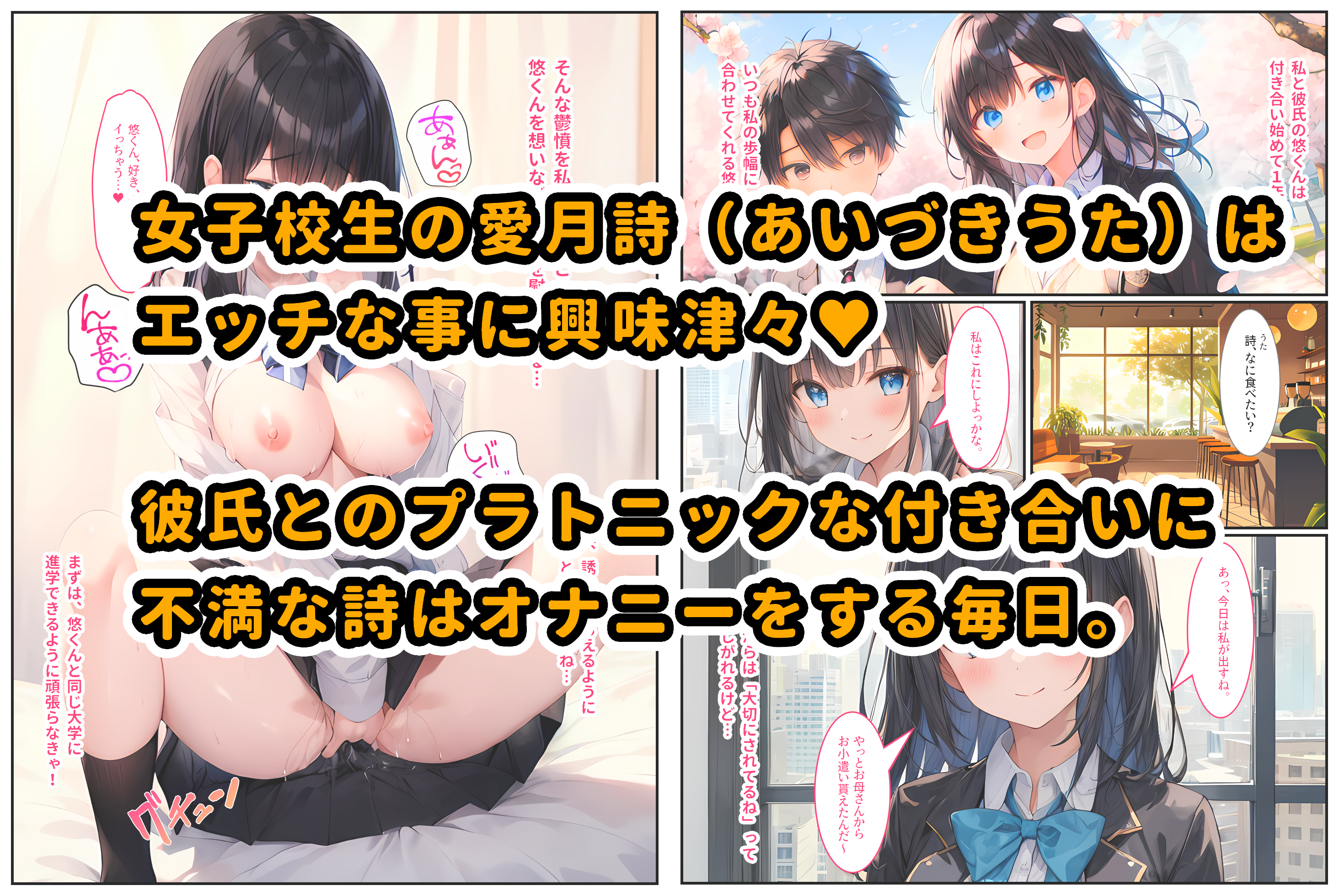 セックスのお勉強〜家庭教師にメス堕ちする女子校生（彼氏あり）〜 エロ漫画 サンプル画像 #1